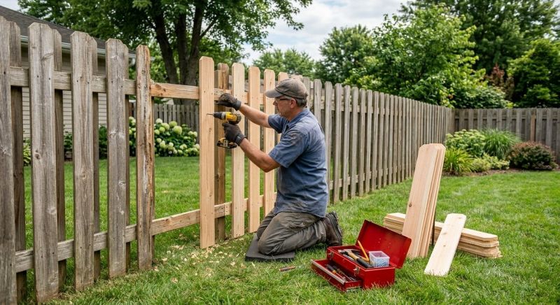 Board Fence Installation in Canton, GA