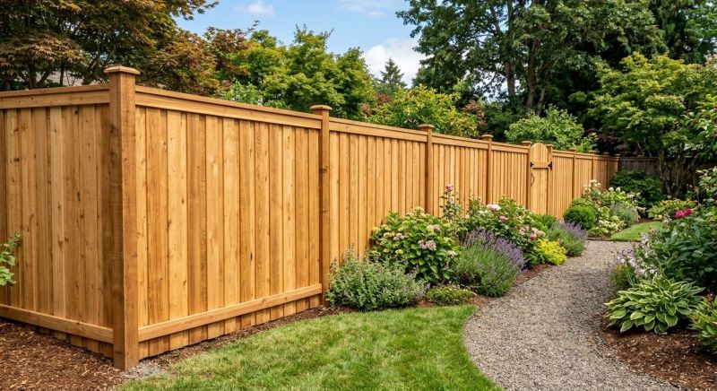 Cedar Fencing Installation in Canton, GA