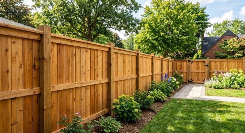 Cedar Fencing Installation in Gwinnett County, GA