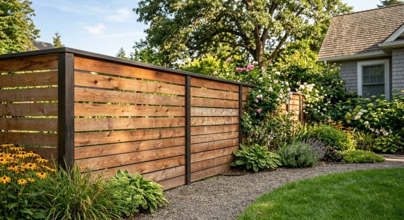 Cedar Fencing Installation in Suwanee, GA