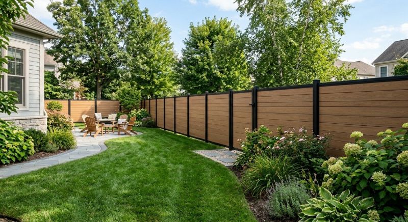 Composite Fence Installation in Oakwood, GA