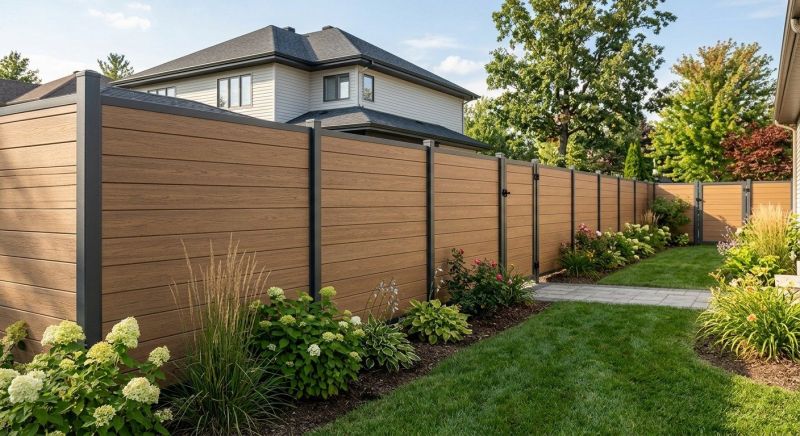 Composite Fence Installation in Suwanee, GA