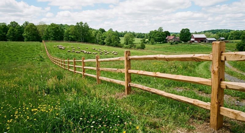 Rail Fence Installation in Canton, GA