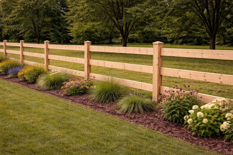 Rail Fence Installation in Oakwood, GA