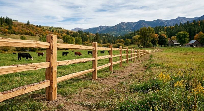 Rail Fence Installation in Oakwood, GA