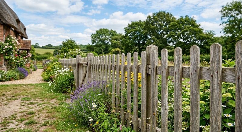 Rustic Fence Installation in Cumming, GA