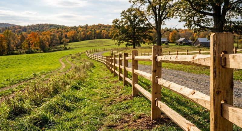 Split Rail Fence Installation in Marietta, GA
