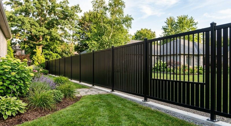 Steel Fence Installation in Forsyth County, GA