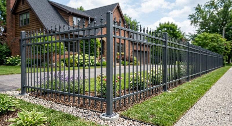 Steel Fence Installation in Hall County, GA