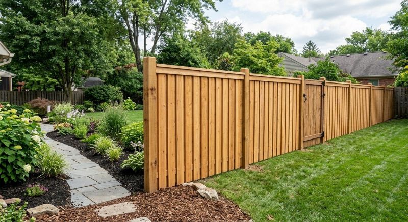 Timber Fence Installation in Cumming, GA