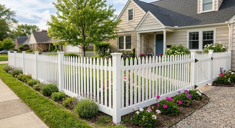 Wood Picket Fence Installation in Cumming, GA